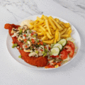 Boeren schnitzel menu