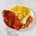 Schnitzel zigeunersaus menu