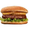 Broodje hamburger hawai