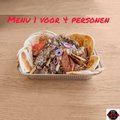 Menu 1 voor 4 pers