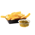 Friet piccalilly