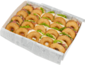 Schaal bagel mix voor 8 personen