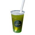 Honeydew bubble tea