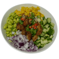 Spicy chicken bowl