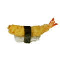 Gefrituurde garnalen nigiri