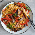 Beef steak teri wok
