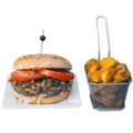Harissa burger menu