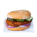Crispy kipfilet burger