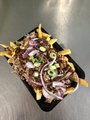 Loaded fries pulled porc