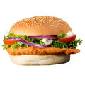 Crunchy chicken filetburger