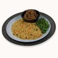 Nasi kip in zoete sojasaus