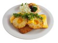 Tropical Cheese varken schnitzel