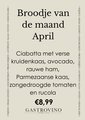 Broodje van de maand April 2025
