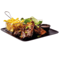 Spareribs menu