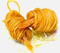91. Garnalen in aardappelnesten