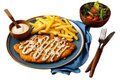 Italiaans Schnitzelmenu