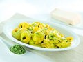 Tortellini con Ricotta e Spinaci fresca