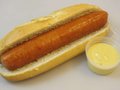 Unox rookworst met mosterd-roomsaus