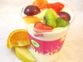 Yoghurt met vers fruit