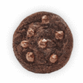 Vegan double chocolate cookie