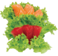 82. Sashimi zalm & tonijn