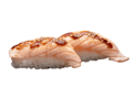flamed salmon nigiri