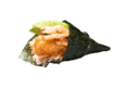 spicy ebi fry hand roll: