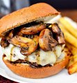 champignon/ui en cheddar burger