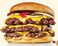 Triple smashburger