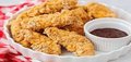 10 Chicken Strips met 2 soorten saus