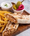 Shish Tawook wraps menu