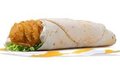 Crispy chicken filet wrap