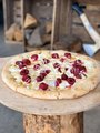 Zoete mascarpone pizza
