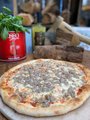 Pizza gehakt met venkelzaad
