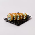 Fried zalm roll