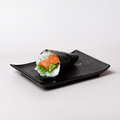Pikante zalm temaki