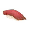 Beef tataki nigiri 2stuks