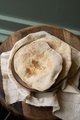 Two hot handmade desem pita's