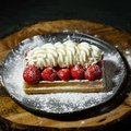 Wafel met aardbeien