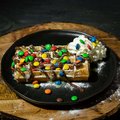 Wafel Nutella & M&M's
