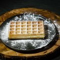 Wafel met poedersuiker