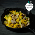 Rode linzencurry met kippendij