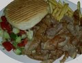 Döner kebab schotel