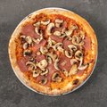 Pizza prosciutto e funghi