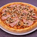Pizza prosciutto e funghi