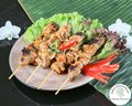 1 portie Saté Ayam / Kip (4 stuks)