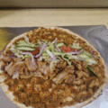 Turkse pizza döner kip