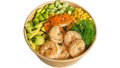 Poké bowl Garnalen