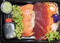 Sashimi box 10st.