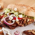 Broodje döner met feta